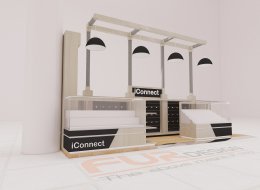 ออกแบบร้านมือถือ iConnect ห้าง Central แจ้งวัฒนะ กทม.